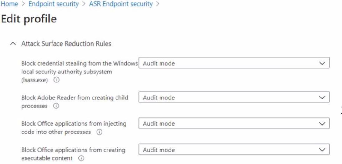 Microsoft MD-102 image Question 189 103815 10052024010410000000