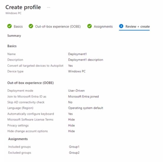 Microsoft MD-102 image Question 258 103884 10052024010410000000