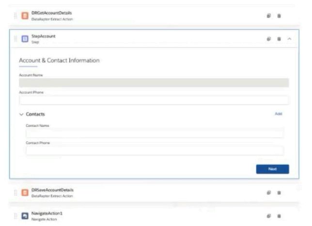 Salesforce Certified OmniStudio Developer image Question 82 66737 09232024002959000000