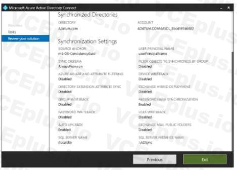 Microsoft AZ-104 image Question 316 84841 09262024195642000000