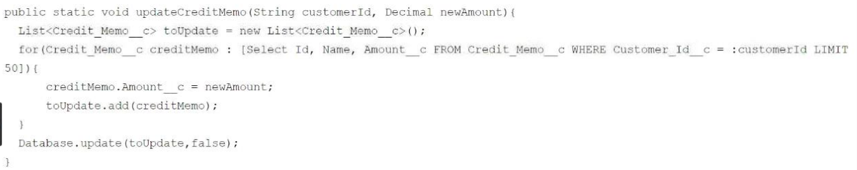 Salesforce Certified Platform Developer II image Question 425 135410 02032025000724000000
