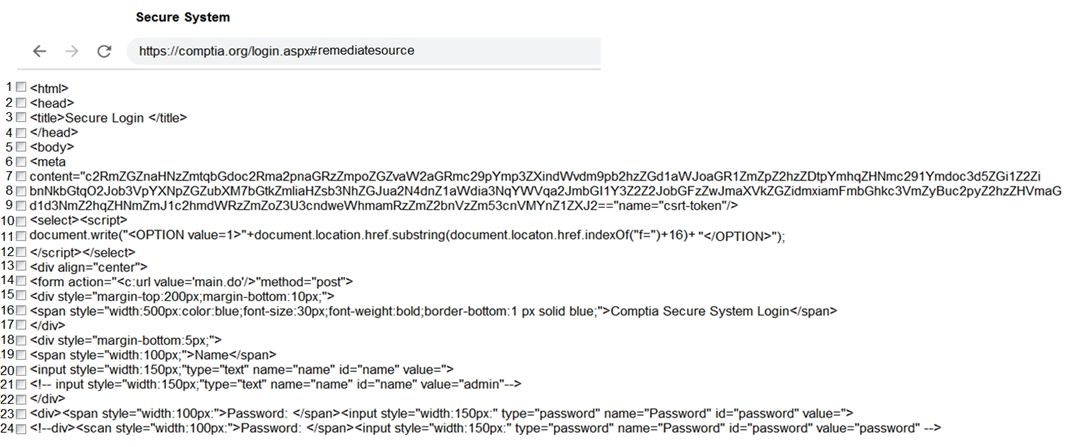 CompTIA PT0-003 image Question 110 97661 10022024175331000000