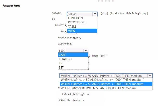 Microsoft DP-600 image Question 4 90417 10022024015944000