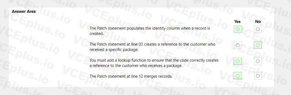Microsoft PL-400 image answer Question 34 106735 10052024010735000
