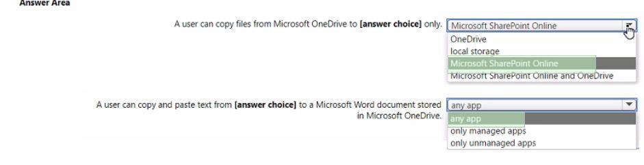 Microsoft MS-102 image answer Question 226 104123 10052024010458000