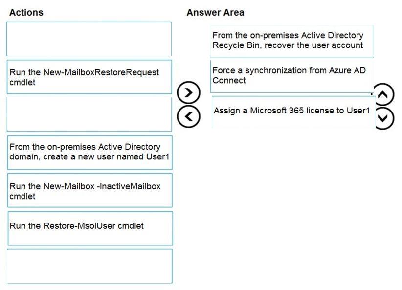 Microsoft MS-203 image answer Question 46 104379 10052024010521000