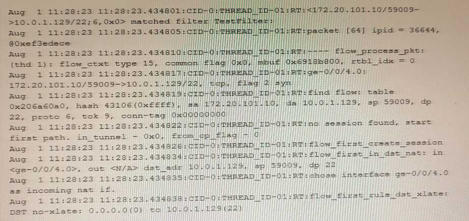Juniper JN0-636 image Question 23 50910 09182024211303000000