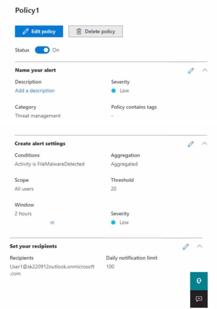 Microsoft MS-102 image Question 360 104296 10052024010458000000
