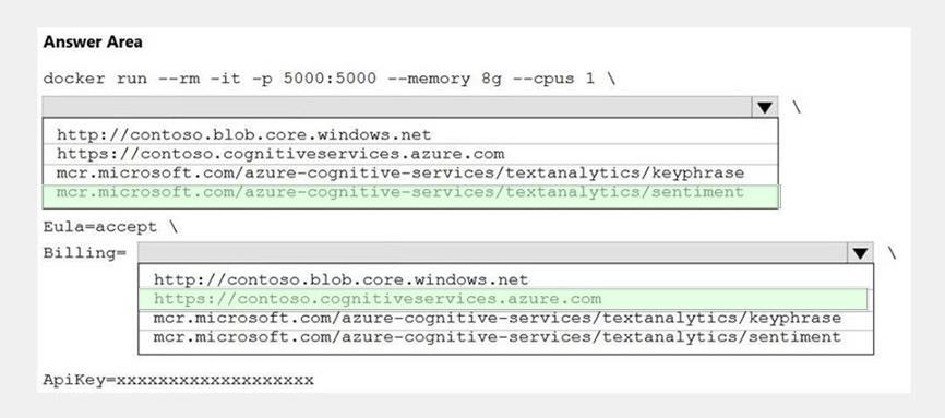 Microsoft AI-102 image answer Question 1 5012846 09262024054203000