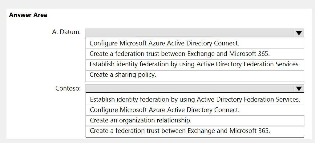 Microsoft MS-203 image Question 49 104382 10052024010521000