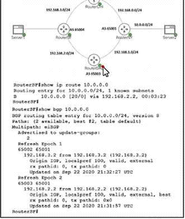 Cisco 350-401 image Question 420 115719 10102024232943000000