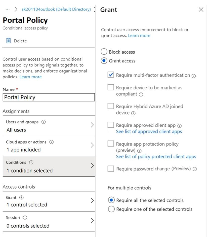 Microsoft AZ-500 image Question 23 87270 10022024015440000000