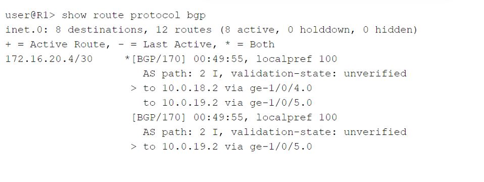 Juniper JN0-664 image Question 88 51155 09182024211332000000