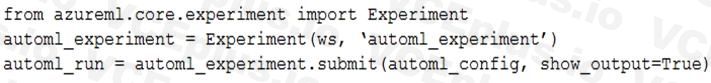 Microsoft DP-100 image Question 105 63882177402411182669824