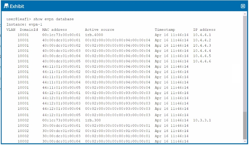 Juniper JN0-683 image Question 49 51363 09182024211359000000
