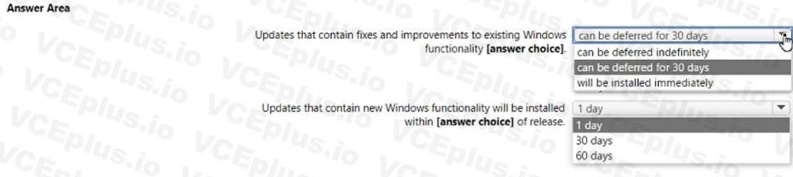 Microsoft MD-102 image Question 43 103639 10052024010409000