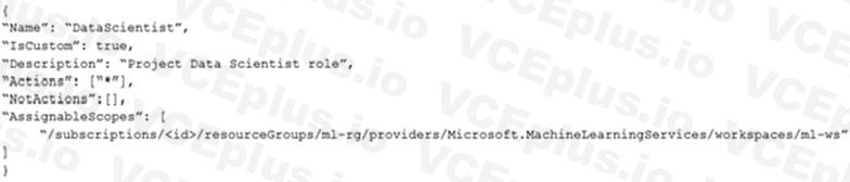 Microsoft DP-100 image Question 29 Answer 2 63882177401911197891089
