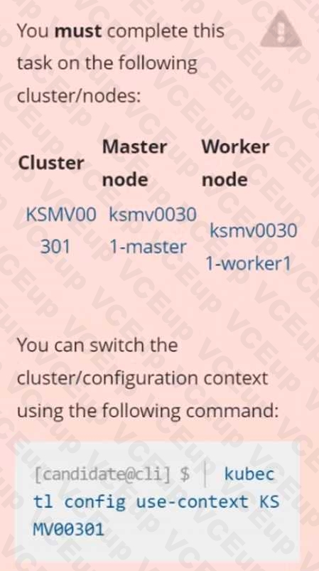Linux Foundation CKS image Question 38 51516 09182024213140000000