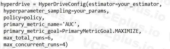 Microsoft DP-100 image Question 56 63882177402020569596653