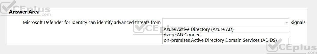 Microsoft SC-900 image Question 16 108663 10052024010936000