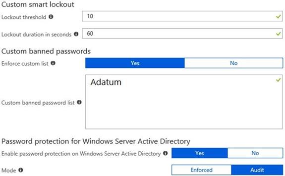 Microsoft AZ-500 image Question 62 87309 10022024015440000000