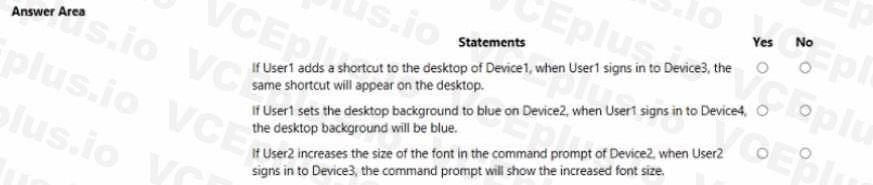 Microsoft MD-102 image Question 2 103598 10052024010409000