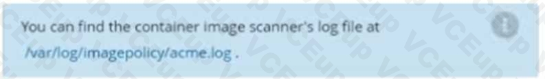 Linux Foundation CKS image Question 25 51503 09182024213140000000