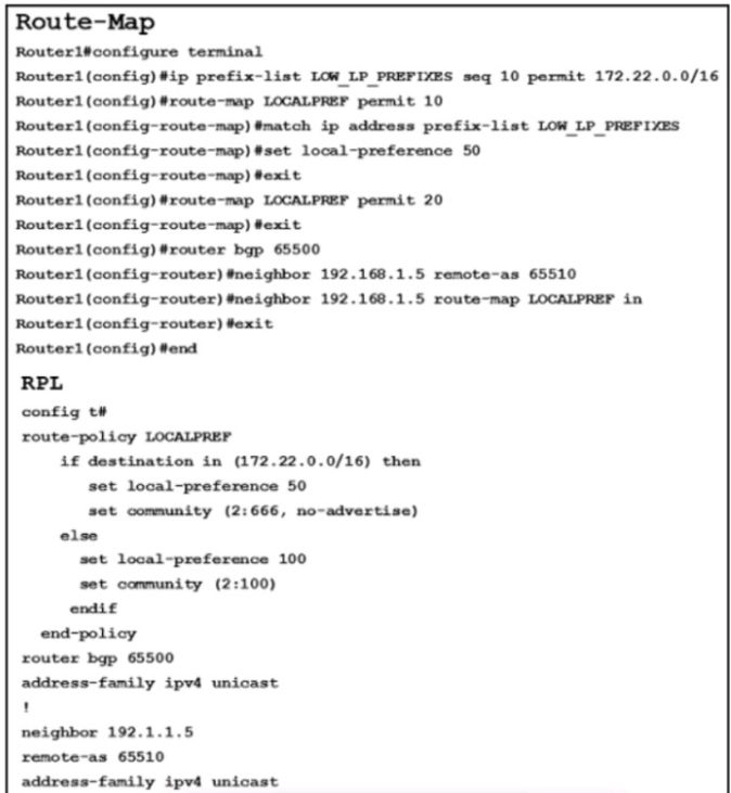 Cisco 300-510 image Question 238 63879133850451644243406