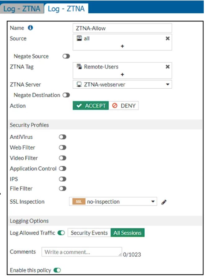 Fortinet NSE5_FCT-7.0 image Question 47 26471 09182024190412000000