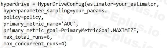 Microsoft DP-100 image Question 57 63882177402036194060773