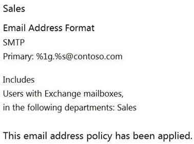 Microsoft MS-203 image Question 35 104368 10052024010521000000