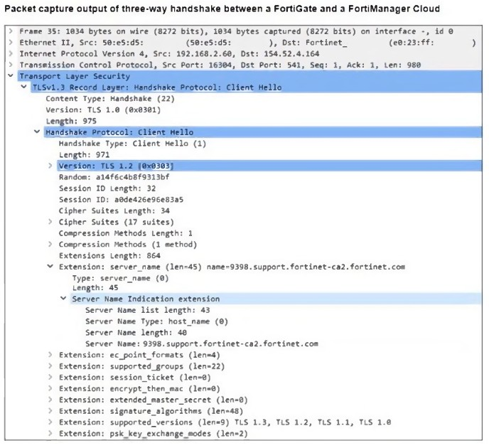 Fortinet FCSS_EFW_AD-7.4 image Question 55 63883969989425155764492