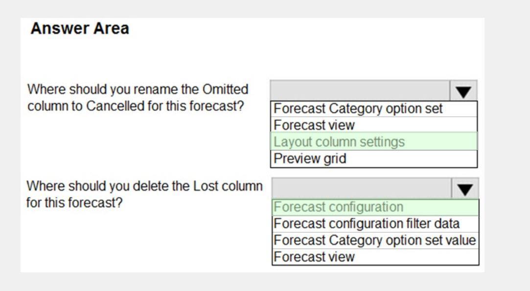 Microsoft MB-210 image answer Question 14 100178 10052024125703000