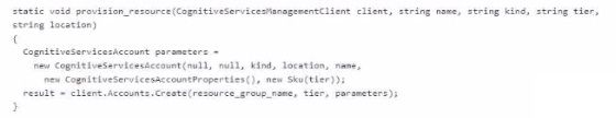 Microsoft AI-102 image Question 191 84217 09262024174204000000