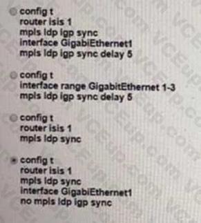 Cisco 350-501 image Question 155 116437 10102024233011000000