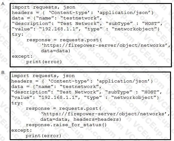 Cisco 350-901 image Question 173 118485 10102024233131000000