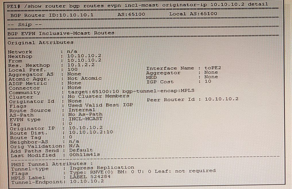 Nokia 4A0-115 image Question 9 80502 09232024011859000000