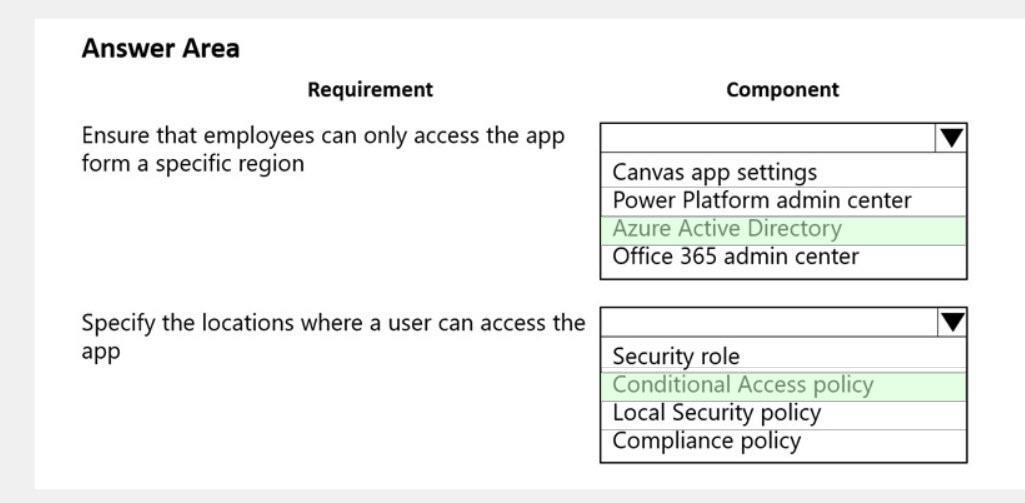 Microsoft PL-200 image answer Question 32 105971 10052024010700000