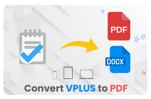 Convert VPLUS to PDF