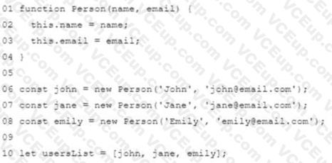 Salesforce Certified JavaScript Developer I image Question 166 63837 09232024002545000000