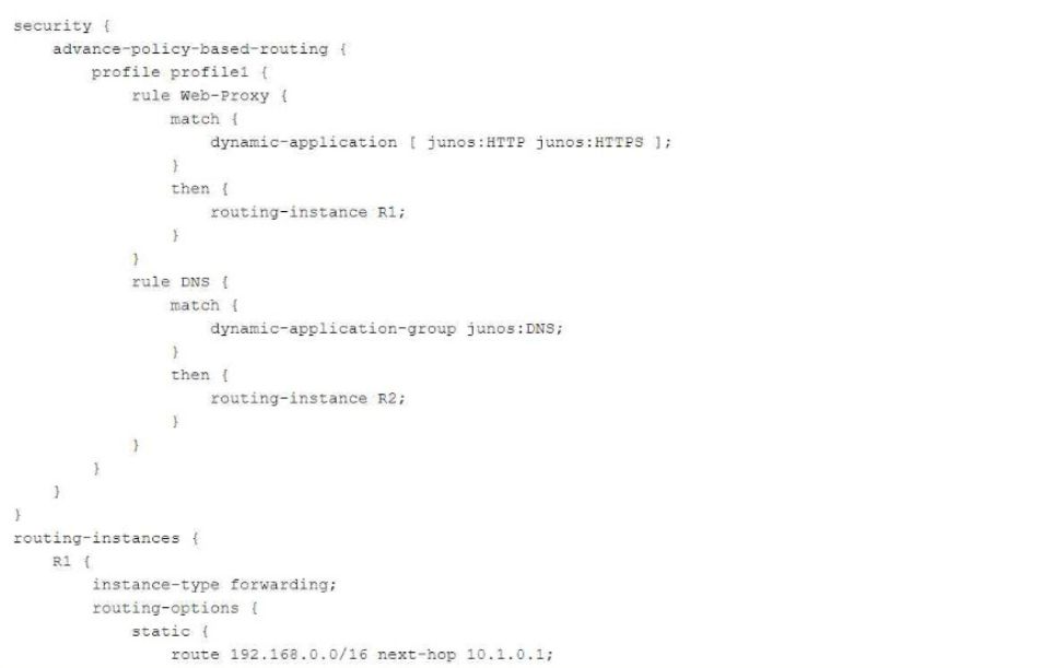 Juniper JN0-637 image Question 41 124758 11012024014440000000