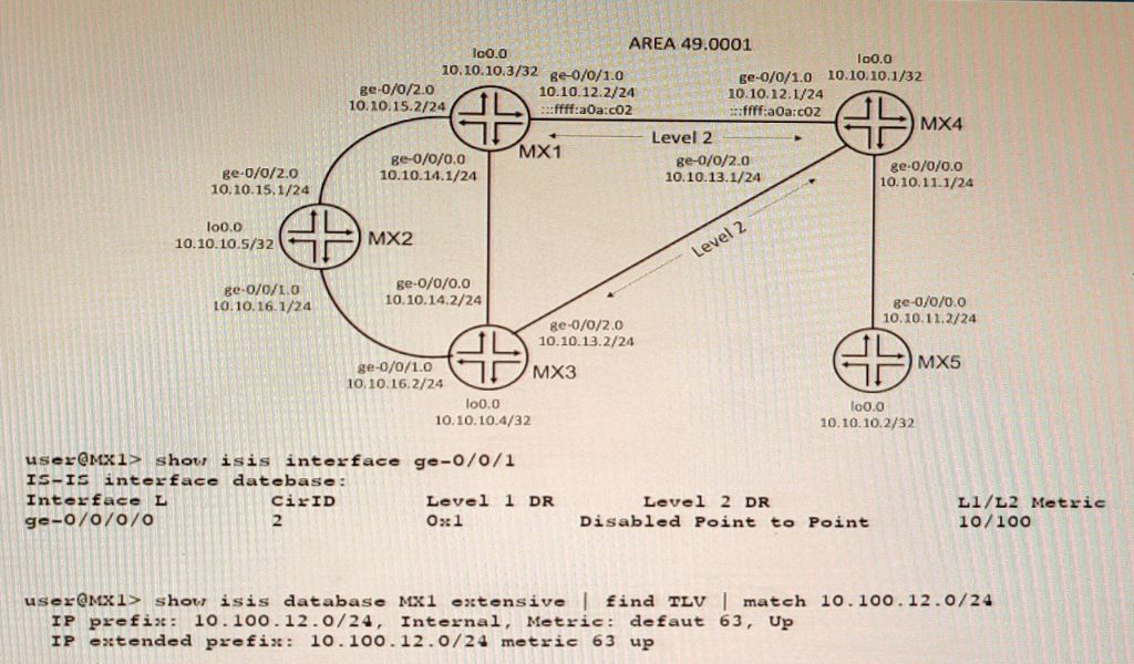 Juniper JN0-664 image Question 13 51080 09182024211332000000