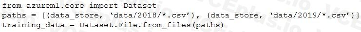 Microsoft DP-100 image Question 85 638821774022861863141