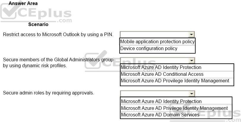 Microsoft MS-900 image Question 67 105388 10052024010627000