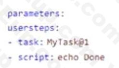 Microsoft AZ-400 image Question 31 87087 10022024015257000000