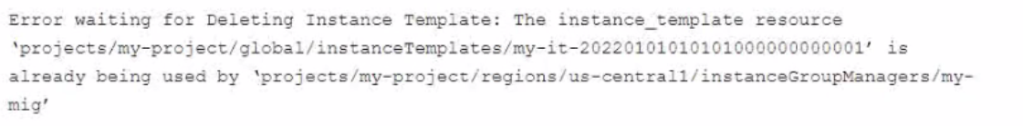 Google Professional Cloud DevOps Engineer image Question 122 29065 09182024191337000000