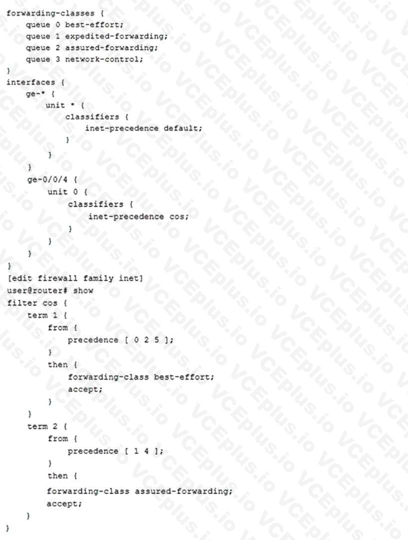 Juniper JN0-649 image Question 63 51065 09182024211314000000