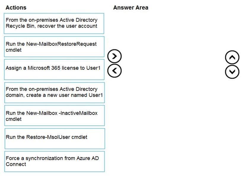 Microsoft MS-203 image Question 46 104379 10052024010521000