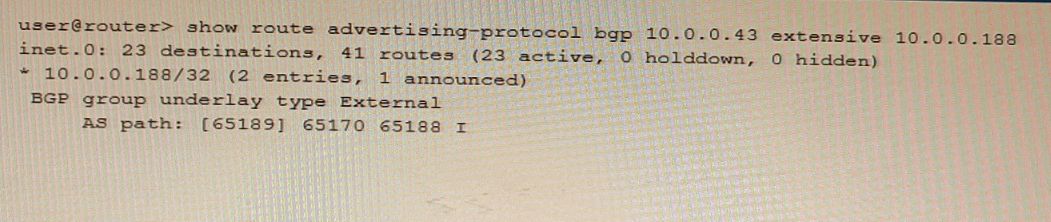 Juniper JN0-664 image Question 53 51120 09182024211332000000