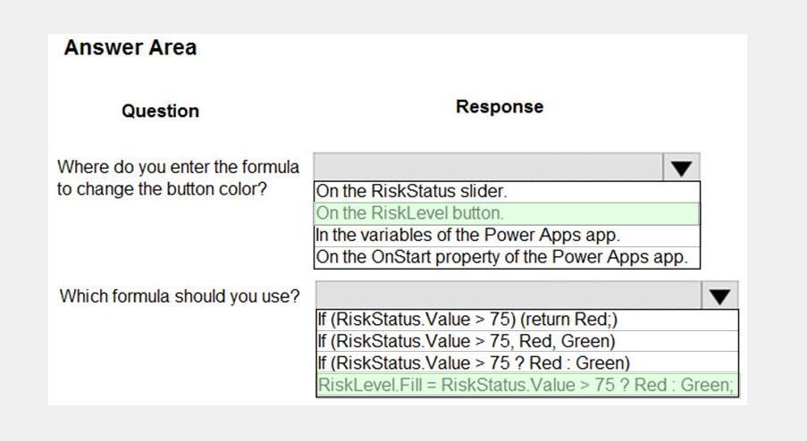Microsoft PL-100 image answer Question 46 105739 10052024010645000